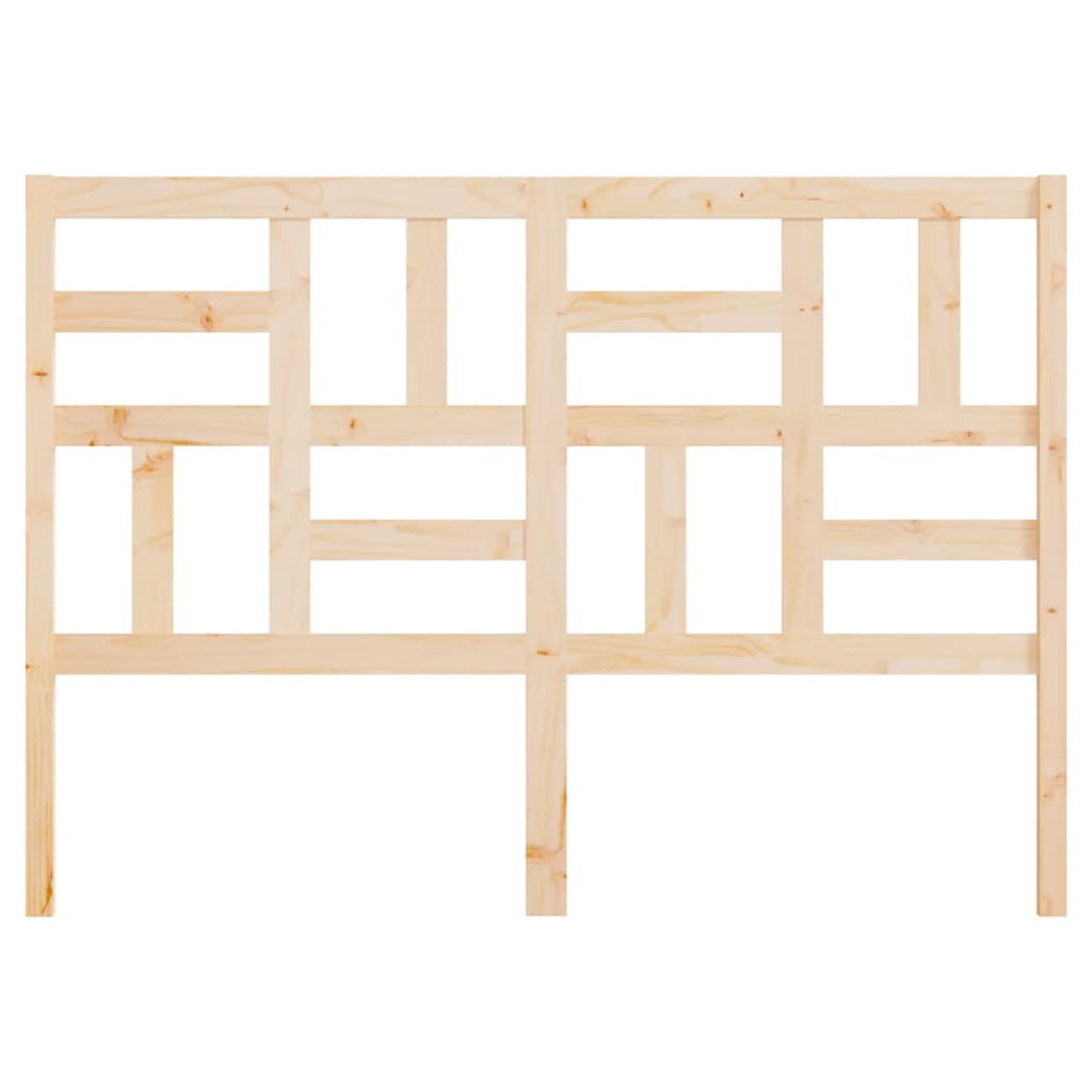 Testiera per Letto 141x4x104 cm in Legno Massello di Pino 818185