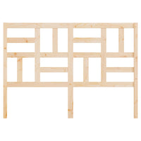 Testiera per Letto 141x4x104 cm in Legno Massello di Pino 818185