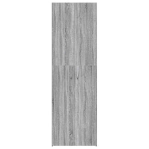 Armadio per Ufficio Grigio Sonoma 60x32x190cm Legno Multistrato cod mxl 68850