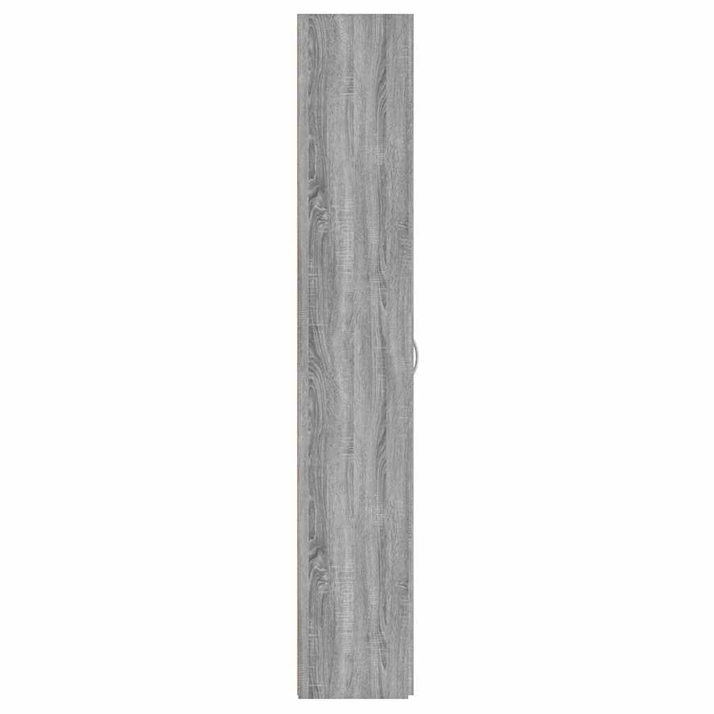 Armadio per Ufficio Grigio Sonoma 60x32x190cm Legno Multistrato cod mxl 68850