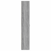 Armadio per Ufficio Grigio Sonoma 60x32x190cm Legno Multistrato cod mxl 68850