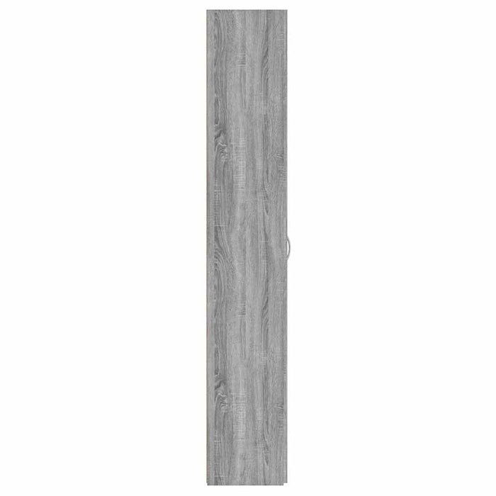 Armadio per Ufficio Grigio Sonoma 60x32x190cm Legno Multistrato cod mxl 68850
