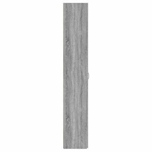 Armadio per Ufficio Grigio Sonoma 60x32x190cm Legno Multistrato 815280