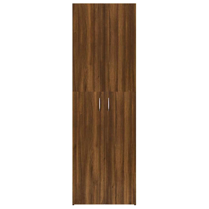 Armadio Ufficio Rovere Marrone 60x32x190 cm Legno Multistrato 815281
