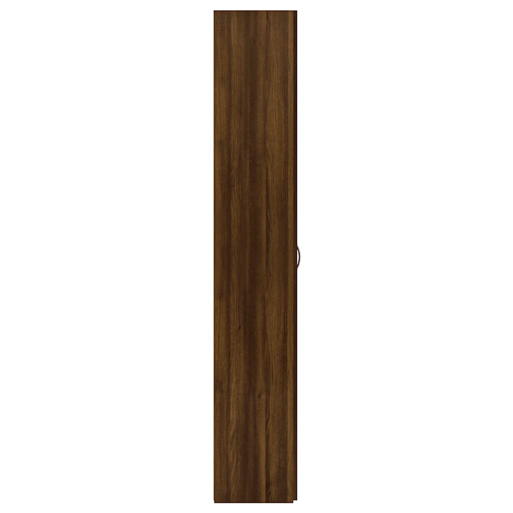 Armadio Ufficio Rovere Marrone 60x32x190 cm Legno Multistrato 815281