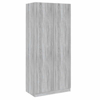 Armadio Grigio Sonoma 90x52x200 cm in Legno Multistrato cod mxl 65009