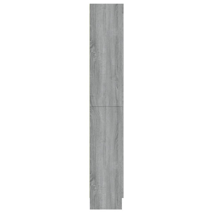 Mobile Vetrina Grigio Sonoma 82,5x30,5x185,5 Legno Multistrato cod mxl 14885