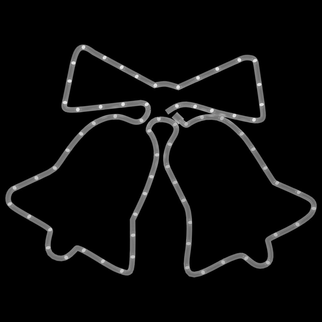Figura Natalizia di Campane con 72 LED 50x56 cm cod mxl 41508