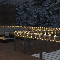 Stringa di Luci con 1200 LED Bianco Caldo 50 m in PVC 343309