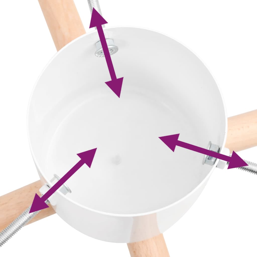 Supporto per Albero di Natale 46x46x21 cm 343331