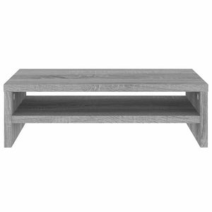 Supporto per Monitor Grigio Sonoma 42x24x13cm Legno Multistrato 815268