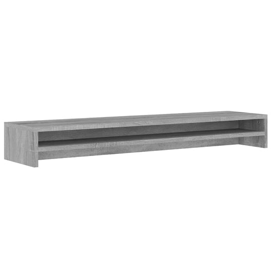Supporto Monitor Grigio Sonoma 100x24x13cm in Legno Multistrato 815292