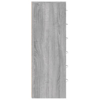 Credenza 6 Cassetti Grigio Sonoma 50x34x96 cm Legno Multistrato cod mxl 22620