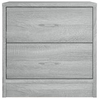 Comodino Grigio Sonoma 40x30x40 cm in Legno Multistrato cod mxl 30776