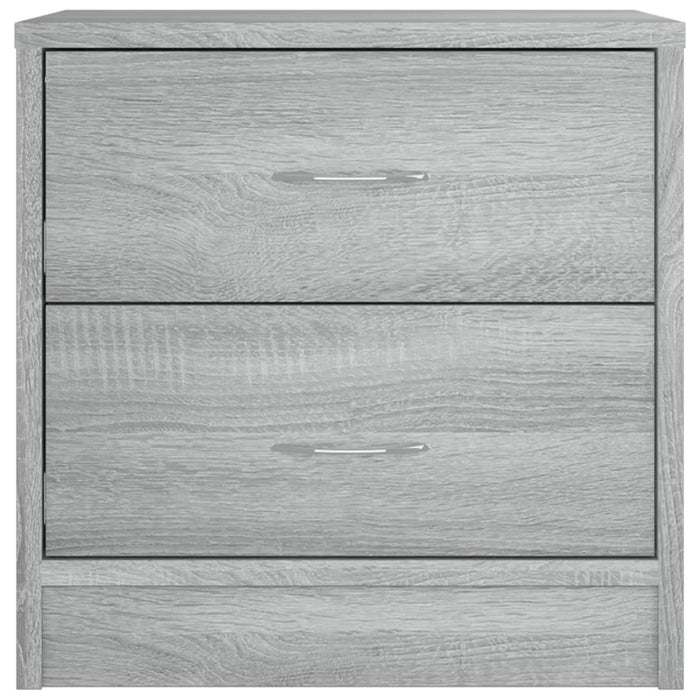 Comodino Grigio Sonoma 40x30x40 cm in Legno Multistrato cod mxl 30776