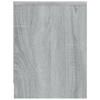 Comodino Grigio Sonoma 40x30x40 cm in Legno Multistrato cod mxl 30776