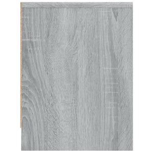 Comodino Grigio Sonoma 40x30x40 cm in Legno Multistrato cod mxl 30776