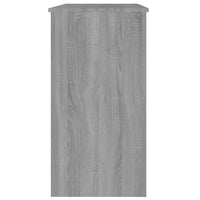 Scrivania Grigio Sonoma 80x40x75 cm in Legno Multistrato 815475