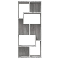 Libreria Grigio Sonoma 67x24x161 cm in Legno Ingegnerizzato