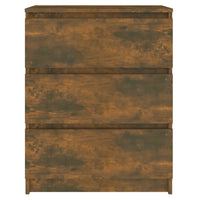 Credenza Rovere Fumo 60x35x76 cm in Legno Multistrato 815510