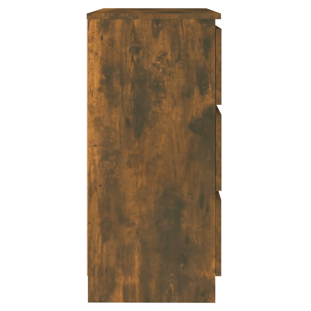 Credenza Rovere Fumo 60x35x76 cm in Legno Multistrato 815510