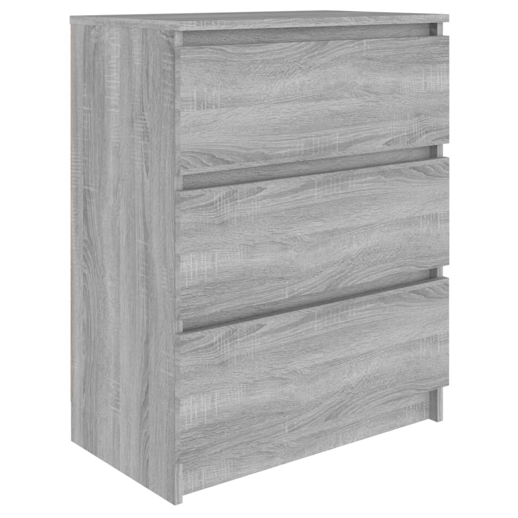 Credenza Grigio Sonoma 60x35x76 cm in Legno Multistrato 815511