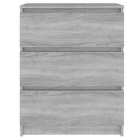 Credenza Grigio Sonoma 60x35x76 cm in Legno Multistrato 815511