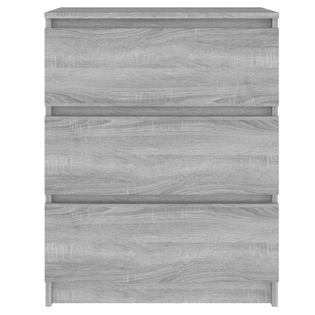 Credenza Grigio Sonoma 60x35x76 cm in Legno Multistrato 815511