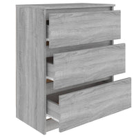 Credenza Grigio Sonoma 60x35x76 cm in Legno Multistrato 815511