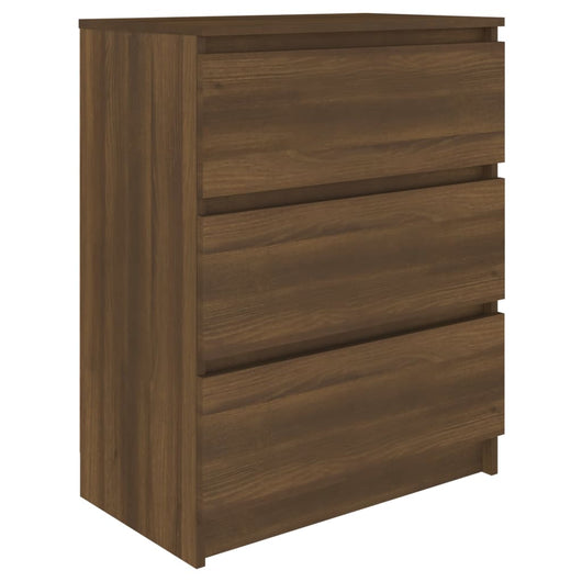 Credenza-Buffet-Armadio da cucina Rovere Marrone 60x35x76 cm in Legno Ingegnerizzato