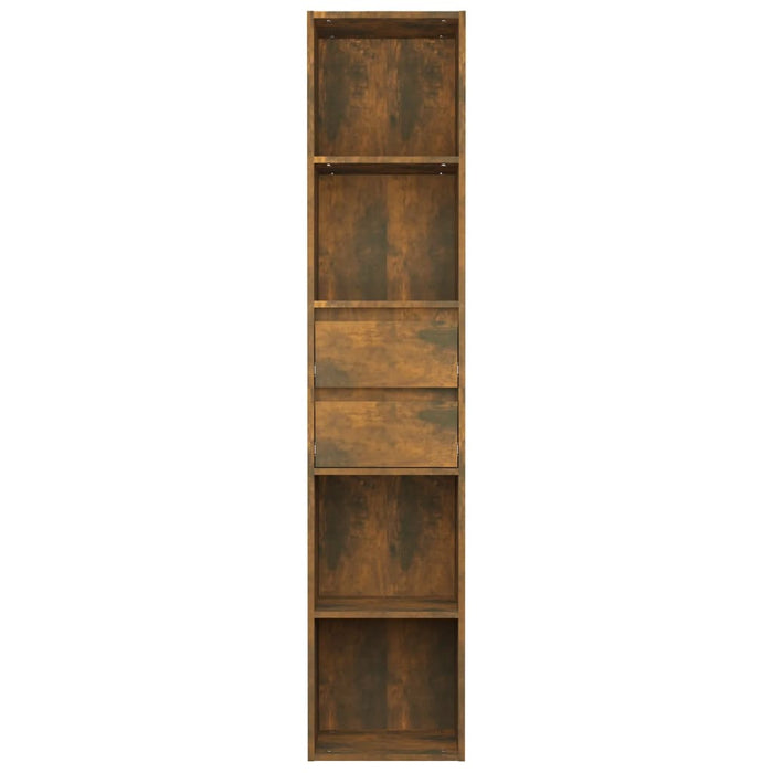 Libreria Rovere Fumo 36x30x171 cm in Legno Multistrato cod mxl 33774