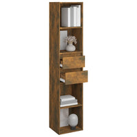 Libreria Rovere Fumo 36x30x171 cm in Legno Multistrato cod mxl 33774