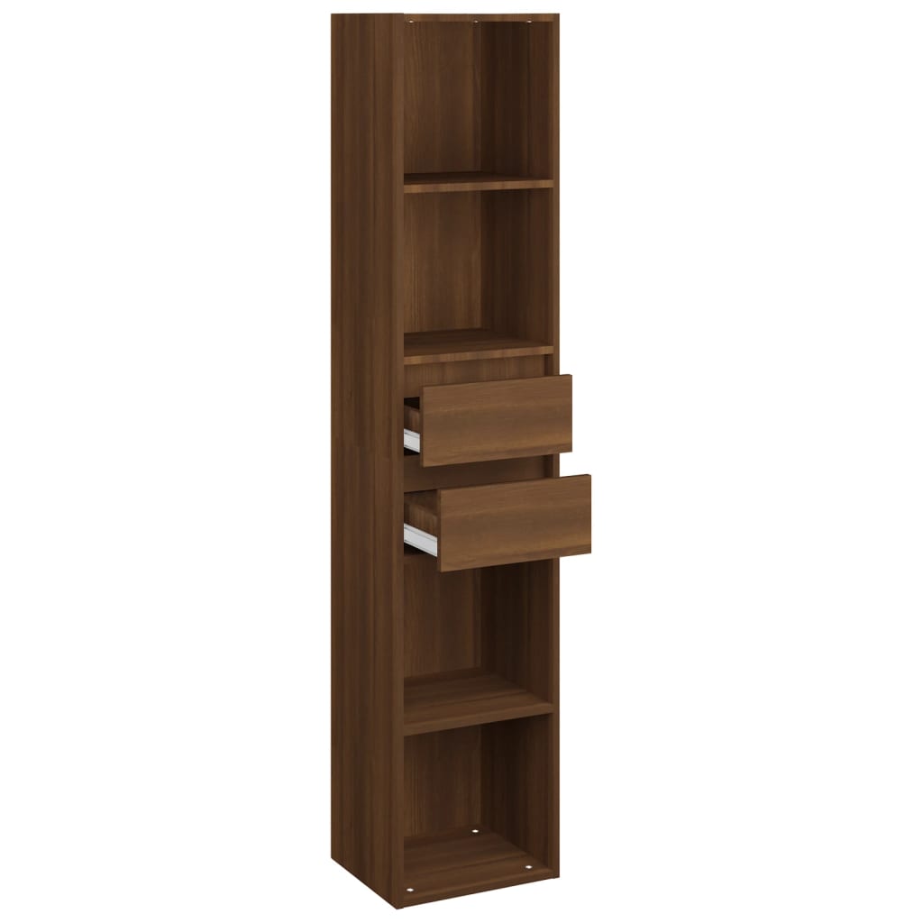 Libreria Rovere Marrone 36x30x171 cm in Legno Multistrato 815536