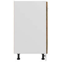 Mobiletto Rovere Fumo 60x46x81,5 cm in Legno Multistrato 815561