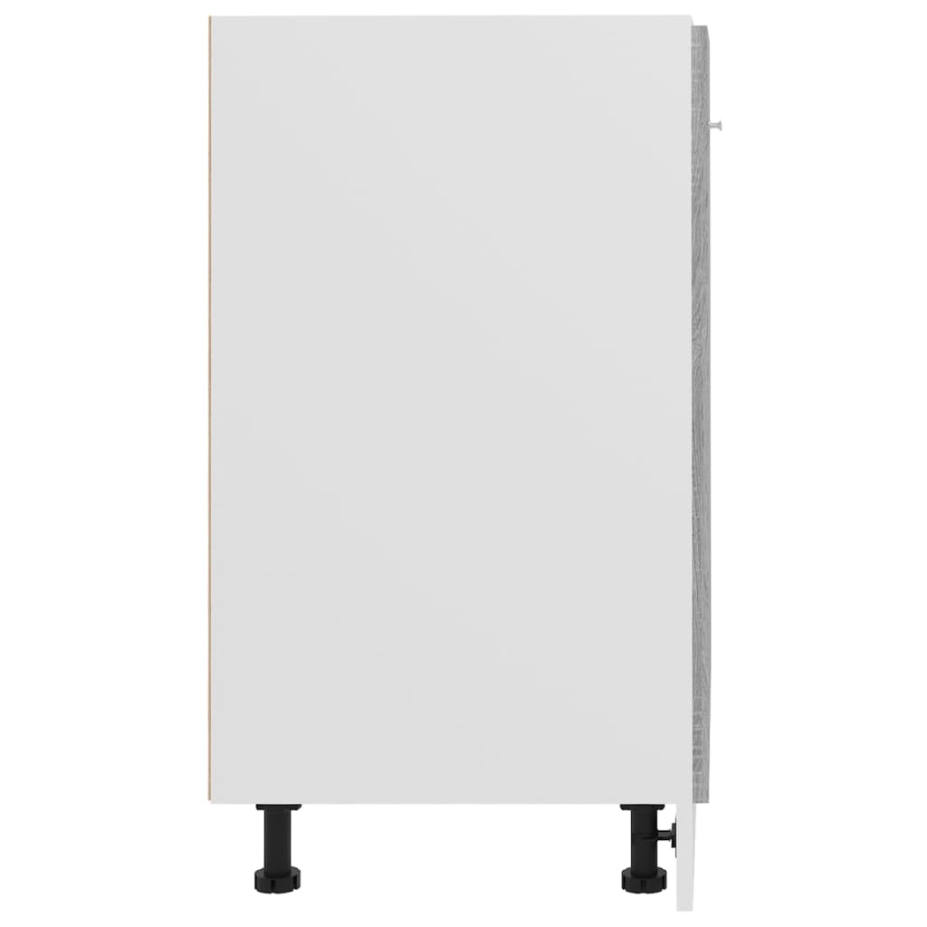 Mobiletto Grigio Sonoma 60x46x81,5 cm in Legno Multistrato 815562