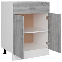 Mobiletto “Lyon” Grigio Sonoma 60x46x81,5 cm 815577
