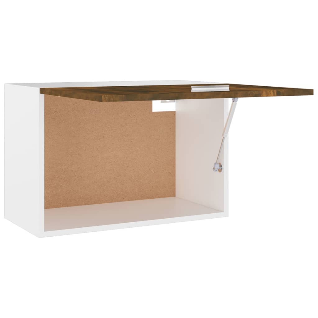 Mobile Pensile Rovere Fumo 60x31x40 cm in Legno Ingegnerizzato 815591