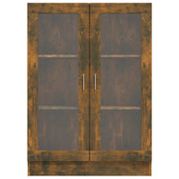 Mobile Vetrina Rovere Fumo 82,5x30,5x115cm in Legno Multistrato cod mxl 24928