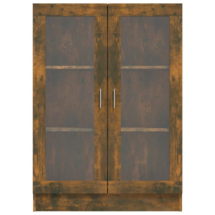 Mobile Vetrina Rovere Fumo 82,5x30,5x115cm in Legno Multistrato cod mxl 24928