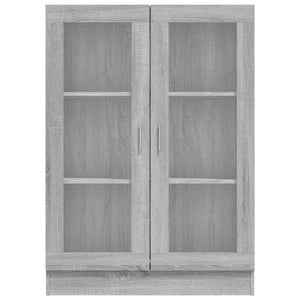 Mobile Vetrina Grigio Sonoma 82,5x30,5x115 cm Legno Multistrato cod mxl 7049