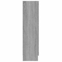 Mobile Vetrina Grigio Sonoma 82,5x30,5x115 cm Legno Multistrato cod mxl 7049