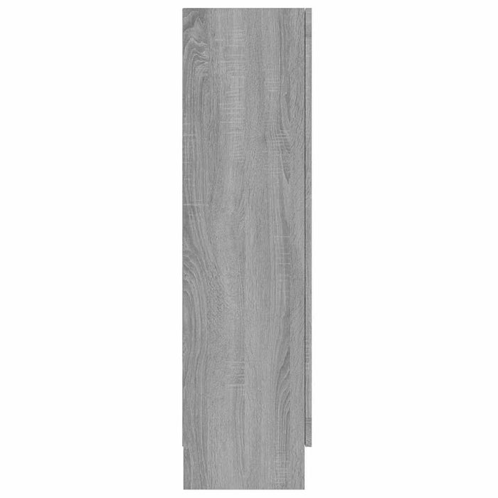 Mobile Vetrina Grigio Sonoma 82,5x30,5x115 cm Legno Multistrato cod mxl 7049