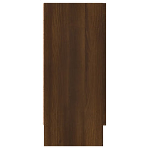 Credenza Rovere Marrone 120x30,5x70 cm in Legno Multistrato