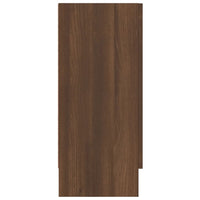Mobile Vetrina Rovere Marrone 120x30,5x70 cm Legno Multistrato cod mxl 8645