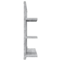 Specchio da Bagno Grigio Sonoma 60x10,5x45 cm Legno Multistrato 815661