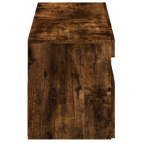 Mobili Porta TV con Luci LED 2 pz Rovere Fumo 60x35x40 cm 815679