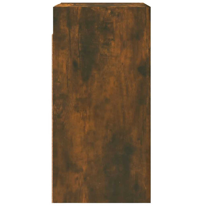 Mobili TV 2 pz Rovere Fumo 30,5x30x60 cm in Legno Multistrato 815742