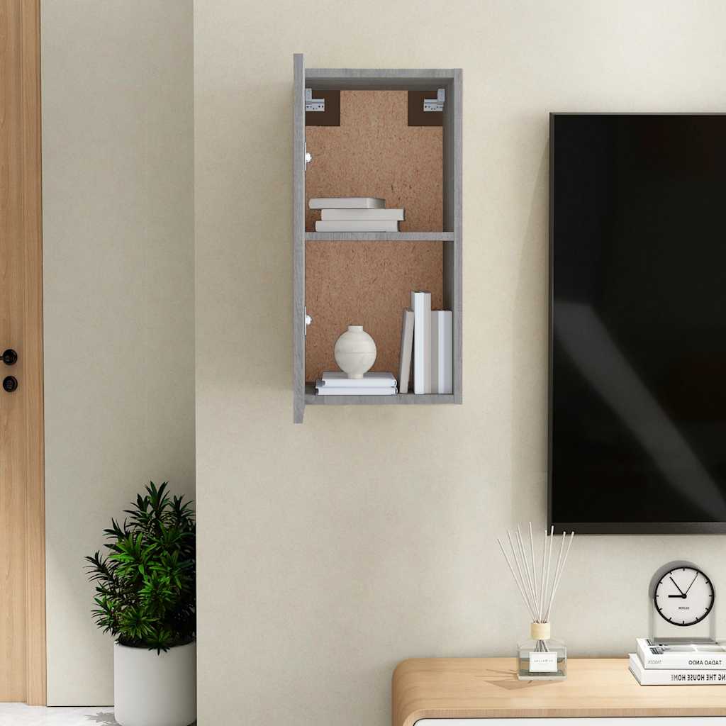 Mobile TV Grigio Sonoma 30,5x30x60 cm in Legno Multistrato