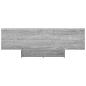 Tavolino da Salotto Grigio Sonoma 85x55x31 cm Legno Multistrato 815760