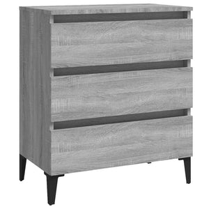 Credenza Grigio Sonoma 60x35x69 cm in Legno Multistrato 815808